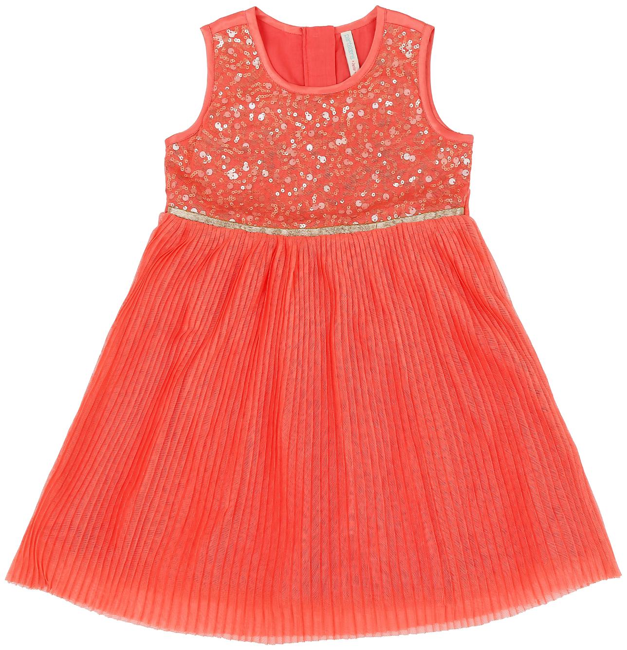 

Pantaloons Junior Orange Cotton Sleeveless Knee Length Princess Frock ( Pack of 1 )
