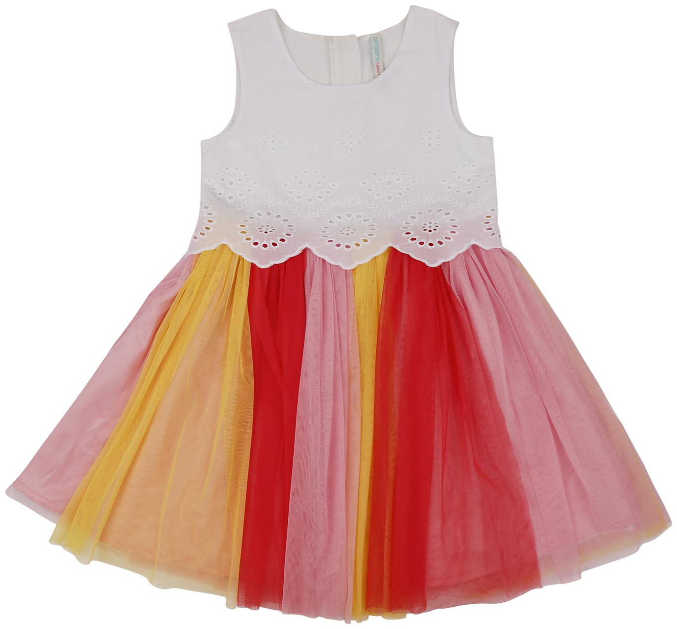 

Pantaloons Junior Multi Rayon Sleeveless Knee Length Princess Frock ( Pack of 1 )