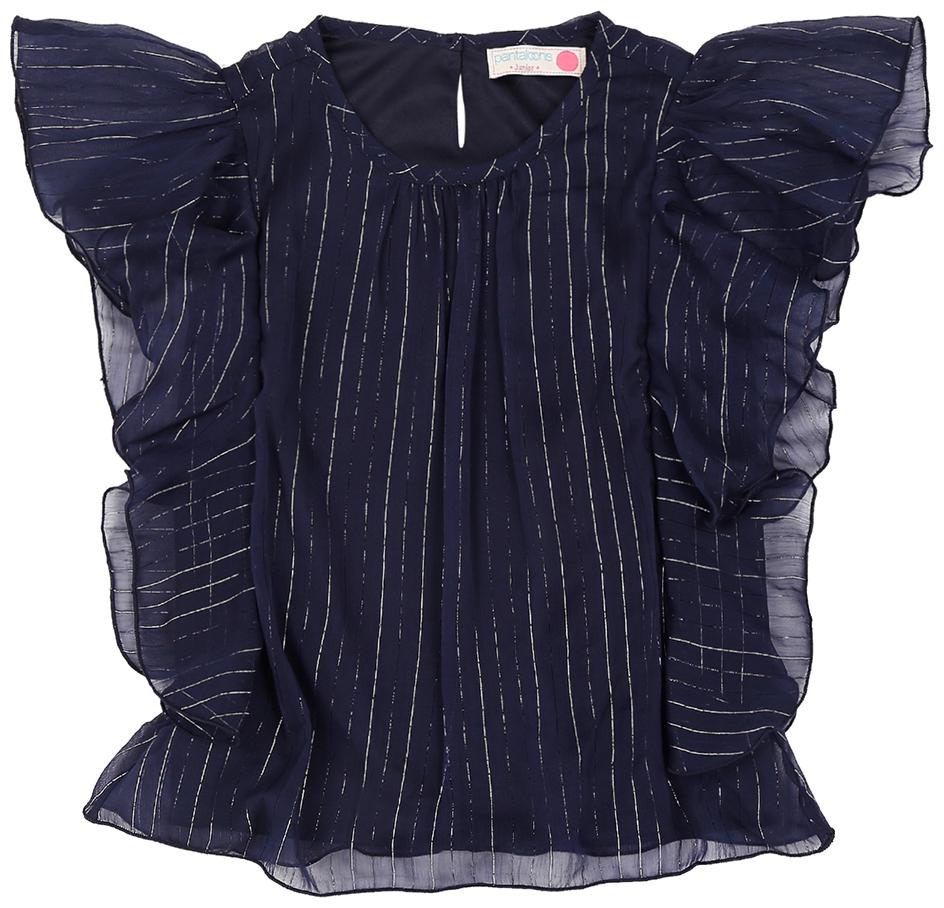 

Pantaloons Junior Girl Polyester Striped Top - Blue