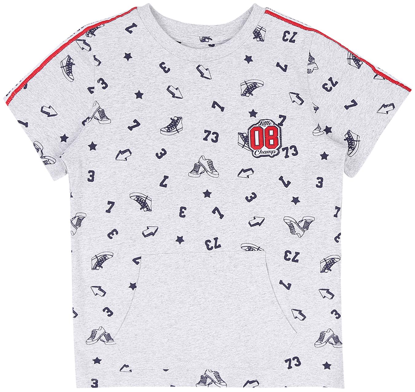 

Pantaloons Junior Boy Cotton Printed T-shirt - Grey