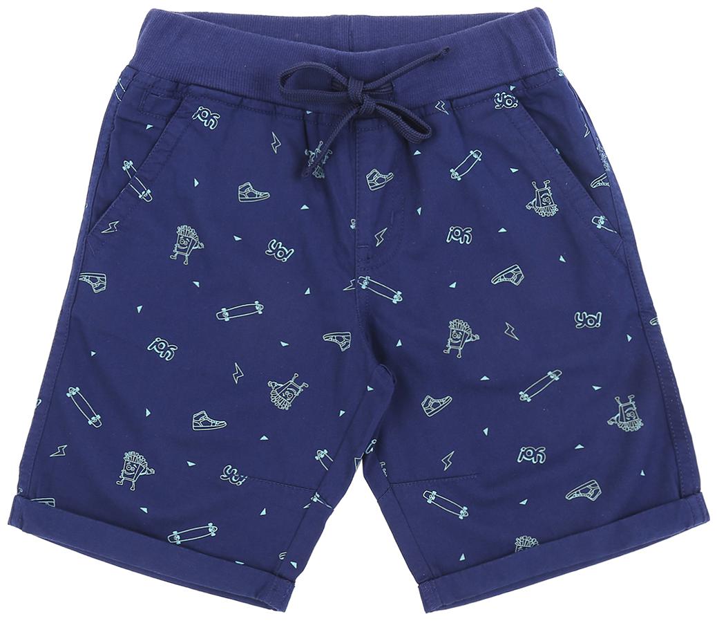 

Pantaloons Junior Boy Printed Shorts 3 4ths - Blue