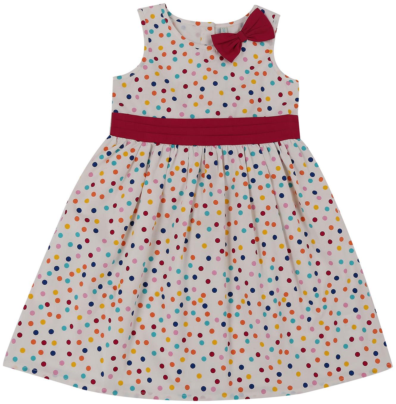 

Pantaloons Junior White Cotton Sleeveless Knee Length Princess Frock ( Pack of 1 )