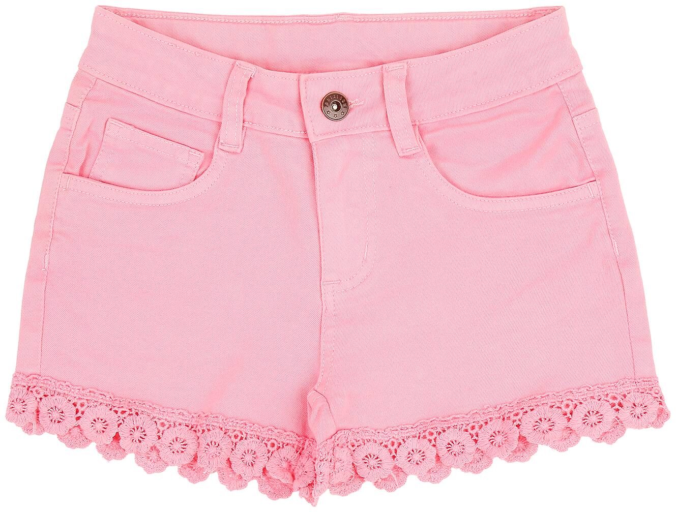 

Pantaloons Junior Girl Cotton blend Solid Regular shorts - Pink