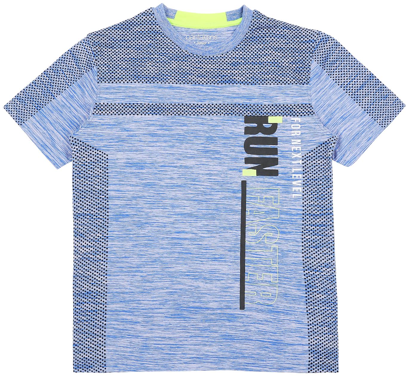 

Pantaloons Junior Boy Polyester Printed T-shirt - Blue