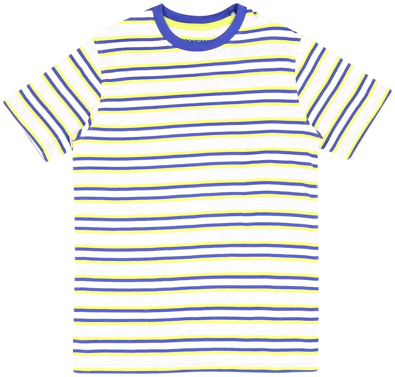 

Pantaloons Junior Boy Cotton Striped T-shirt - Grey