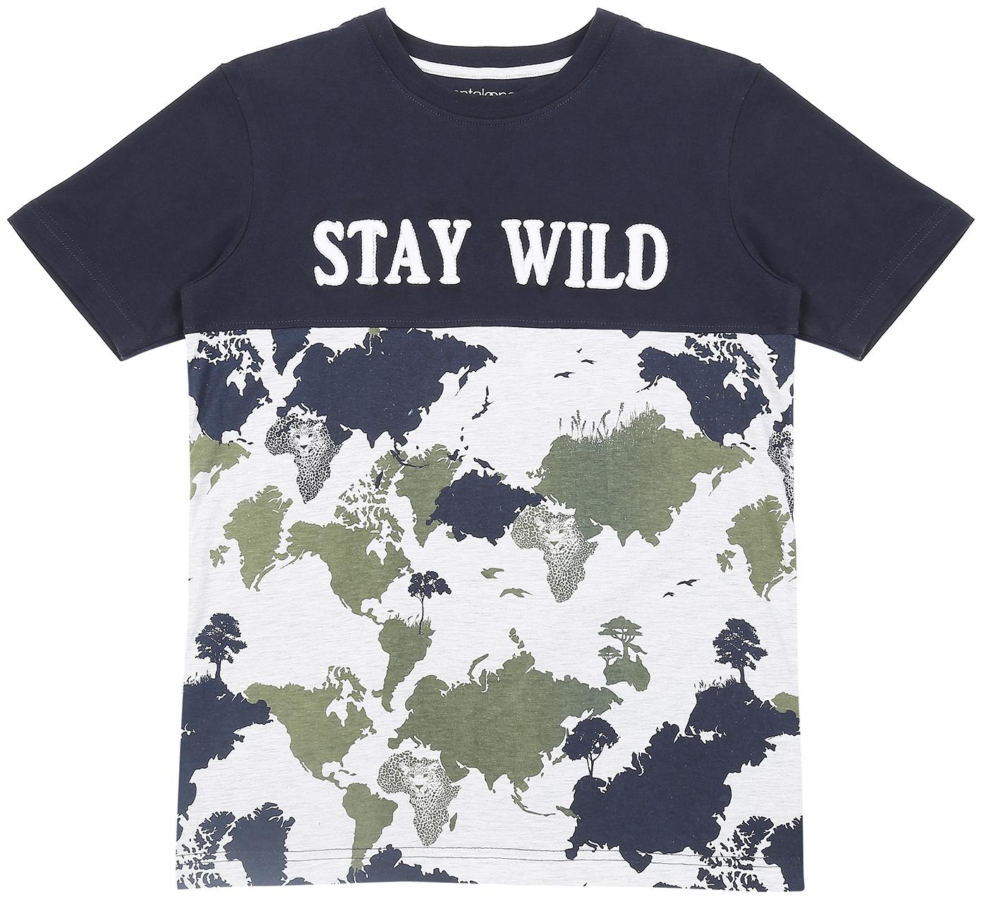 

Pantaloons Junior Boy Cotton Printed T-shirt - Multi