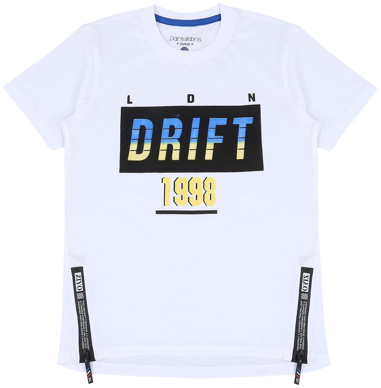 

Pantaloons Junior Boy Cotton Printed T-shirt - White