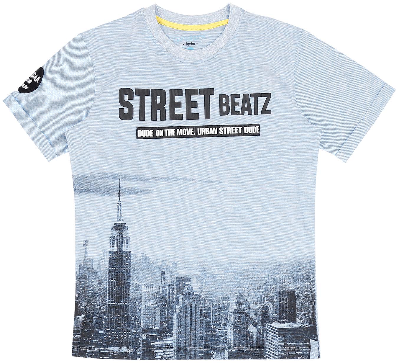 

Pantaloons Junior Boy Cotton Printed T-shirt - Blue