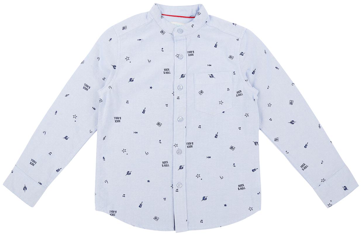 

Pantaloons Junior Boy Cotton Printed Shirt Blue
