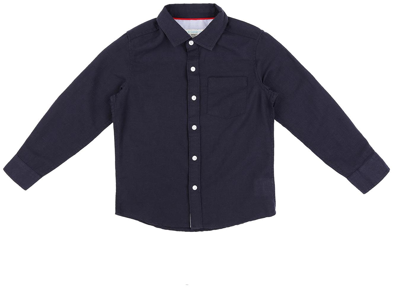 

Pantaloons Junior Boy Cotton blend Solid Shirt Blue