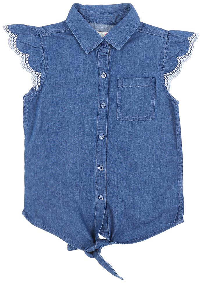 

Pantaloons Junior Girl Cotton Solid Top - Blue