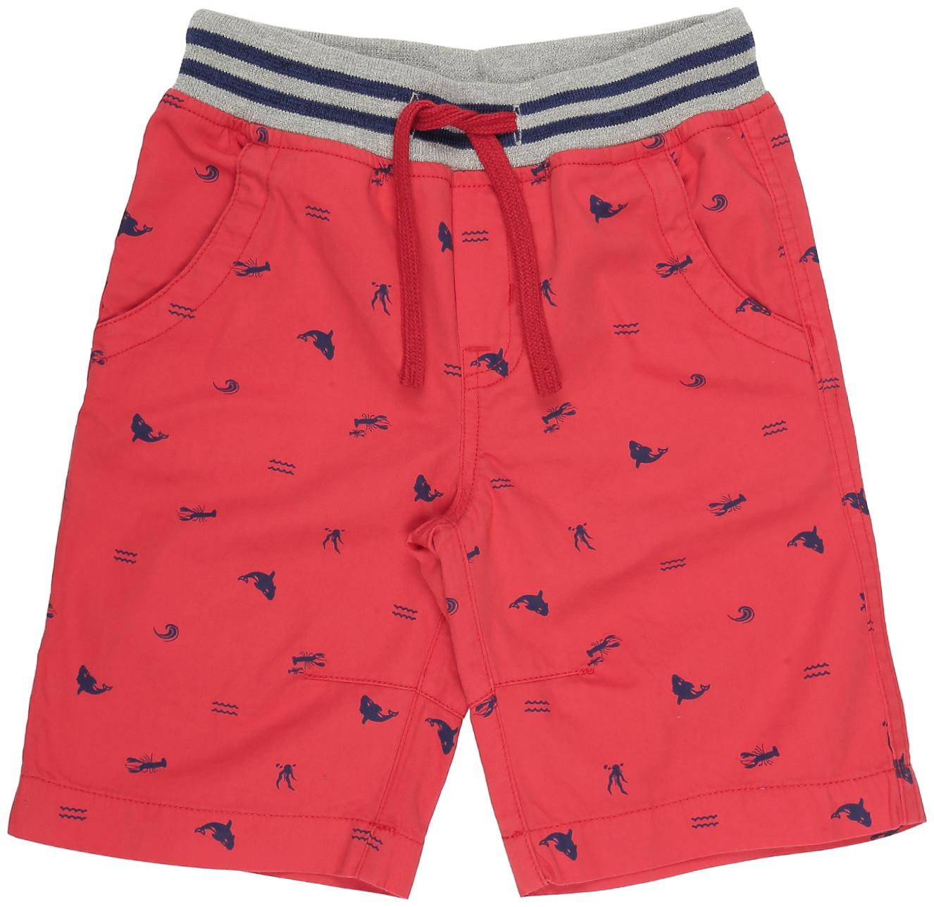 

Pantaloons Junior Boy Printed Shorts 3 4ths - Red
