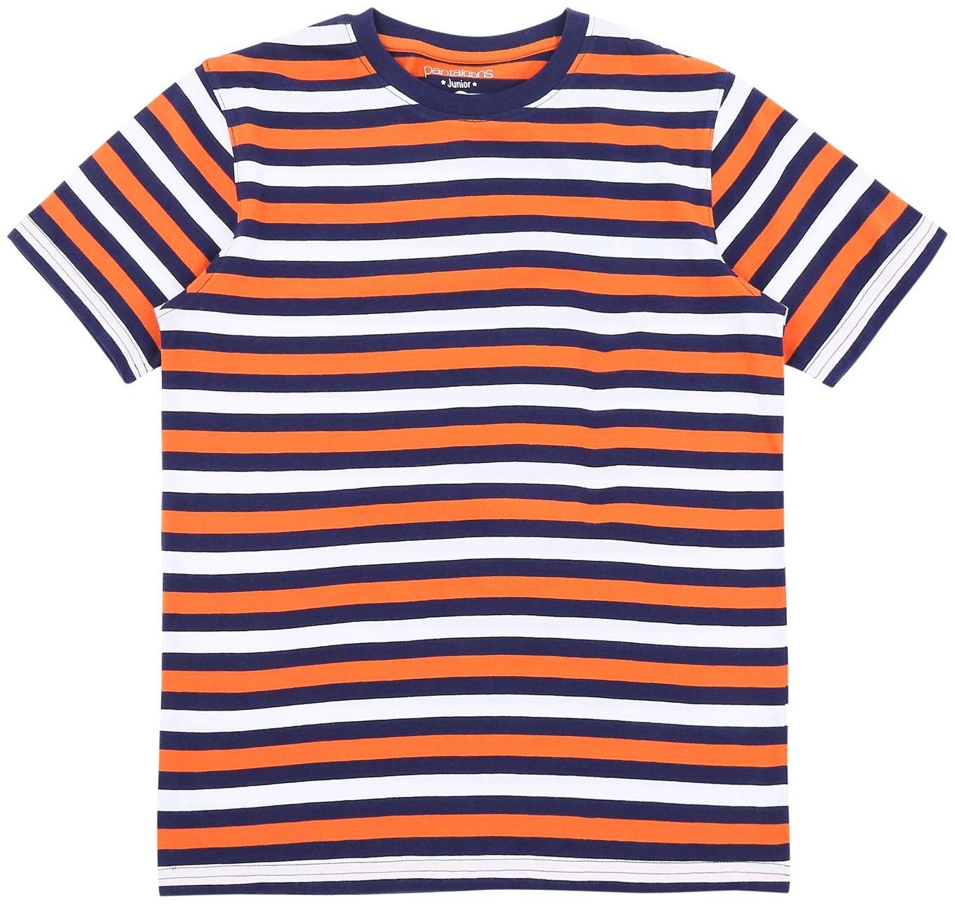 

Pantaloons Junior Boy Cotton Striped T-shirt - Multi