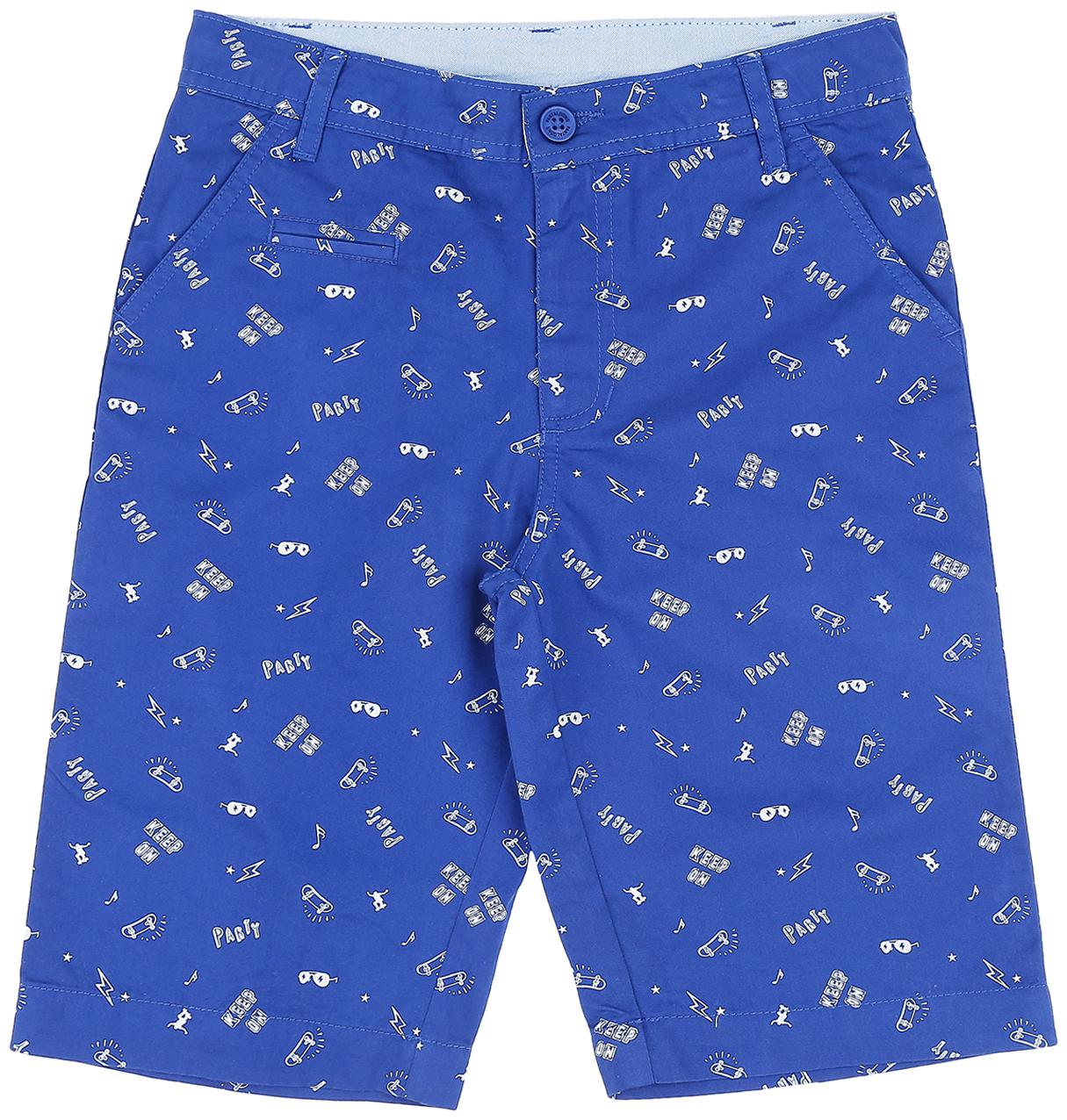

Pantaloons Junior Boy Printed Shorts 3 4ths - Blue