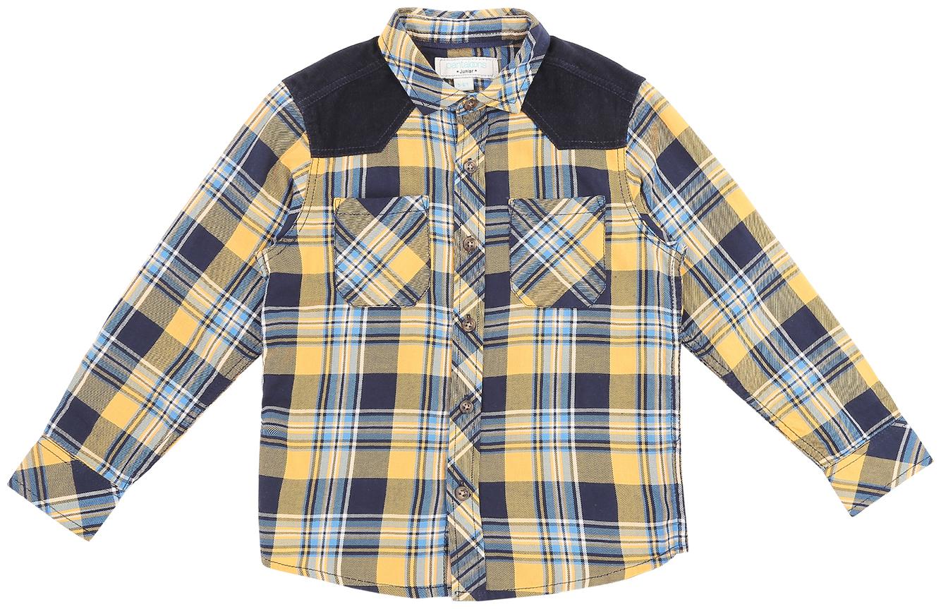 

Pantaloons Junior Boy Cotton Checked Shirt Yellow