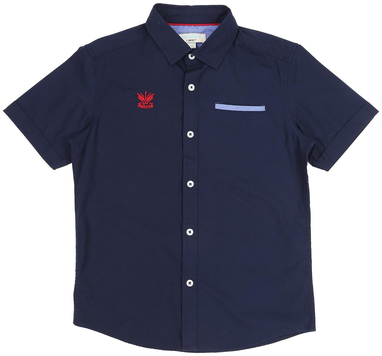 

Pantaloons Junior Boy Cotton Solid Shirt Blue