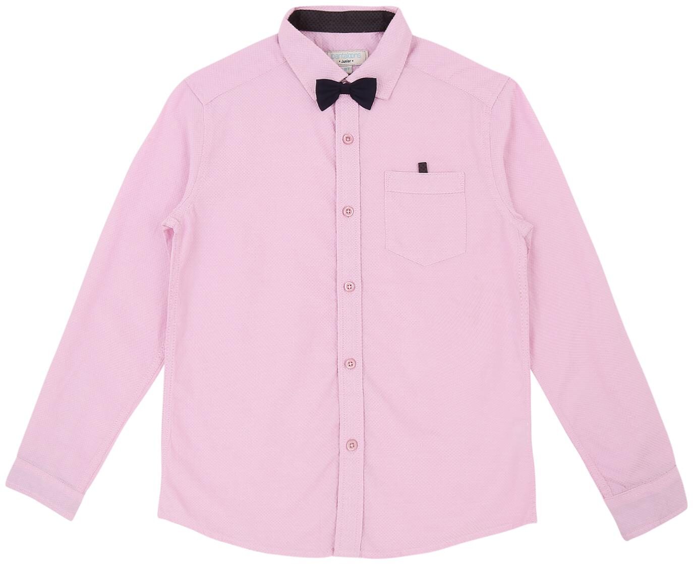 

Pantaloons Junior Boy Cotton Solid Shirt Pink