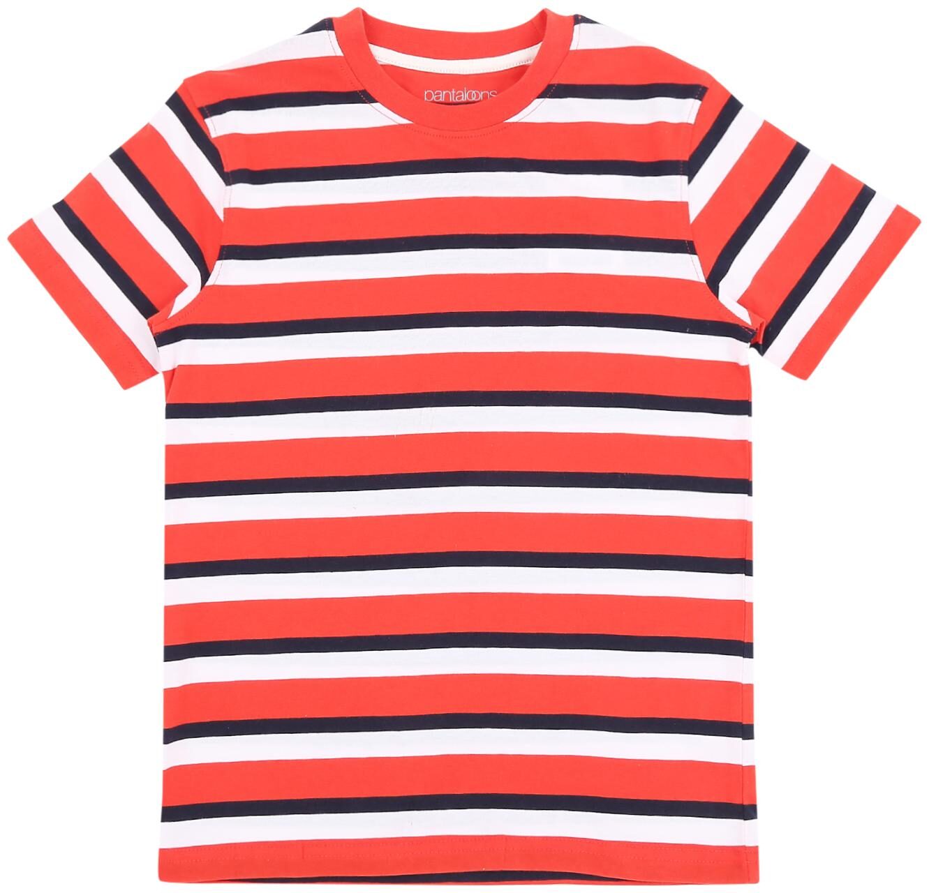 

Pantaloons Junior Boy Cotton Striped T-shirt - Multi
