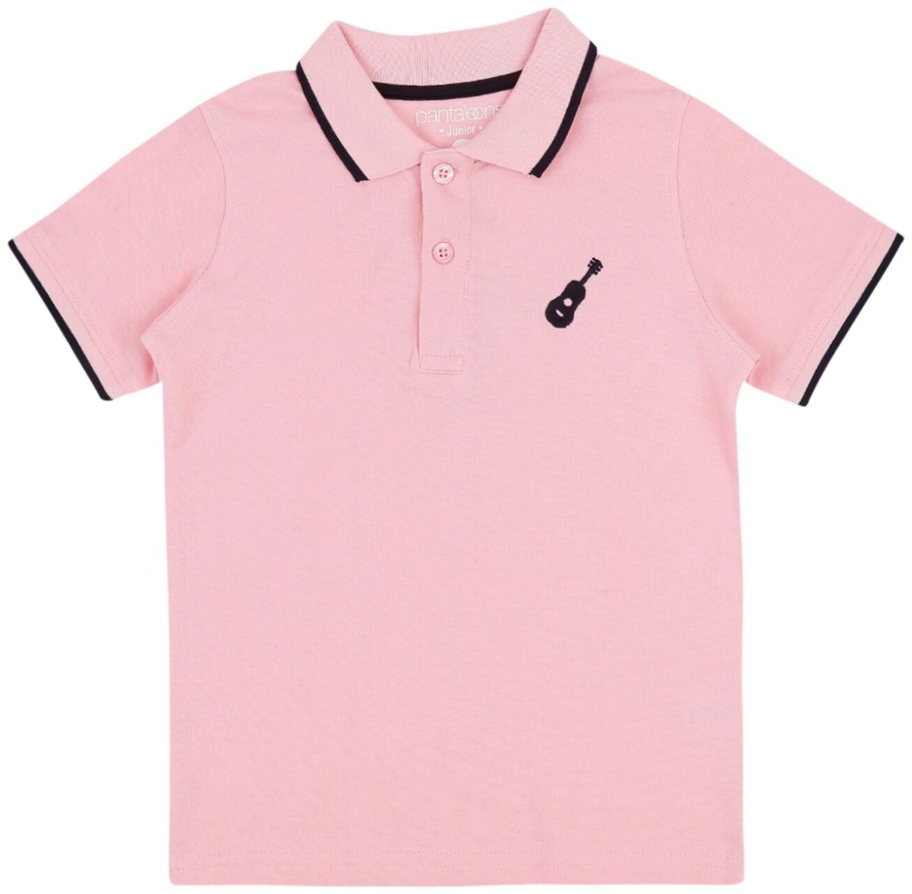 

Pantaloons Junior Boy Cotton Solid T-shirt - Pink