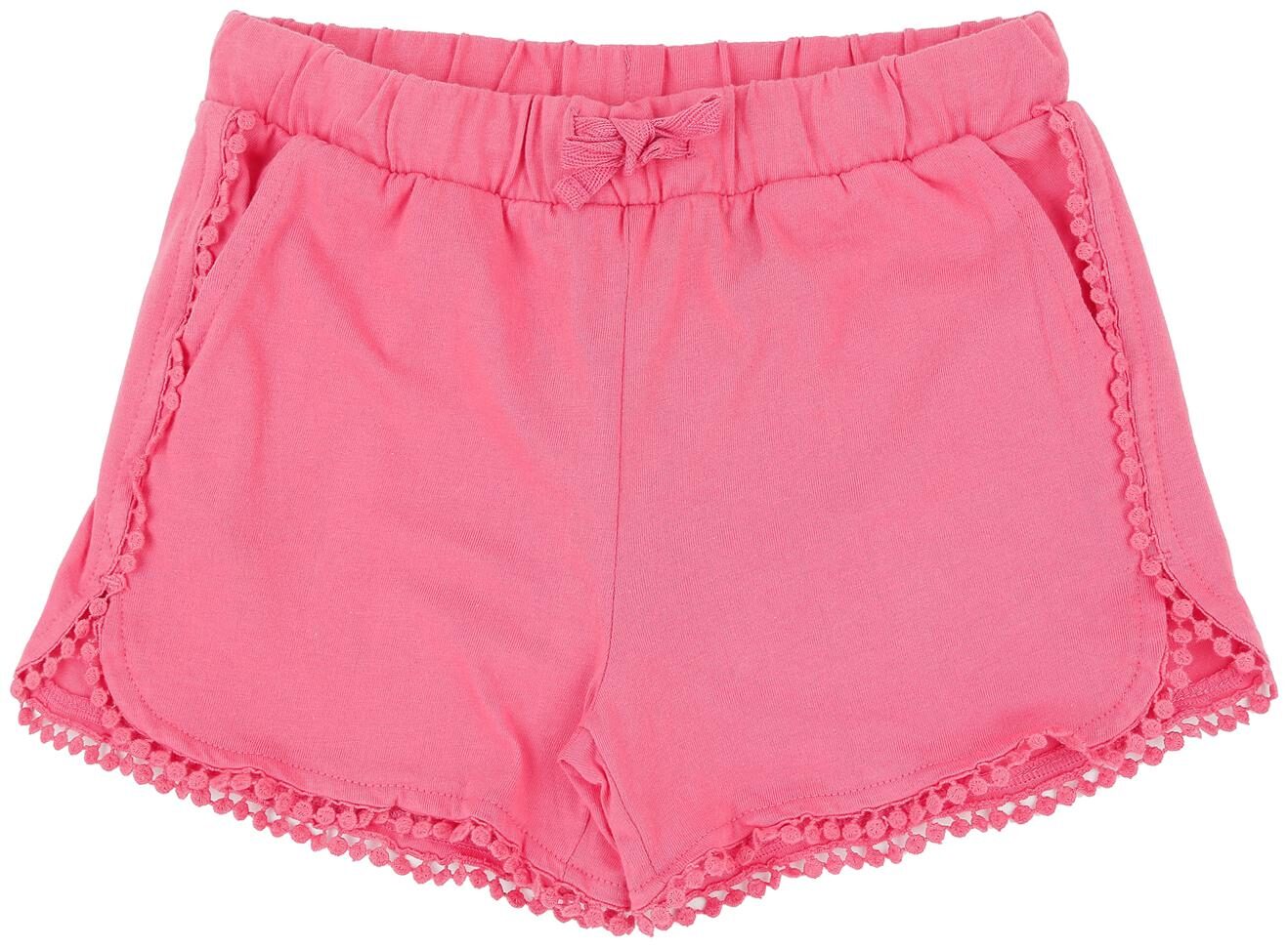 

Pantaloons Junior Girl Cotton Solid Regular shorts - Pink