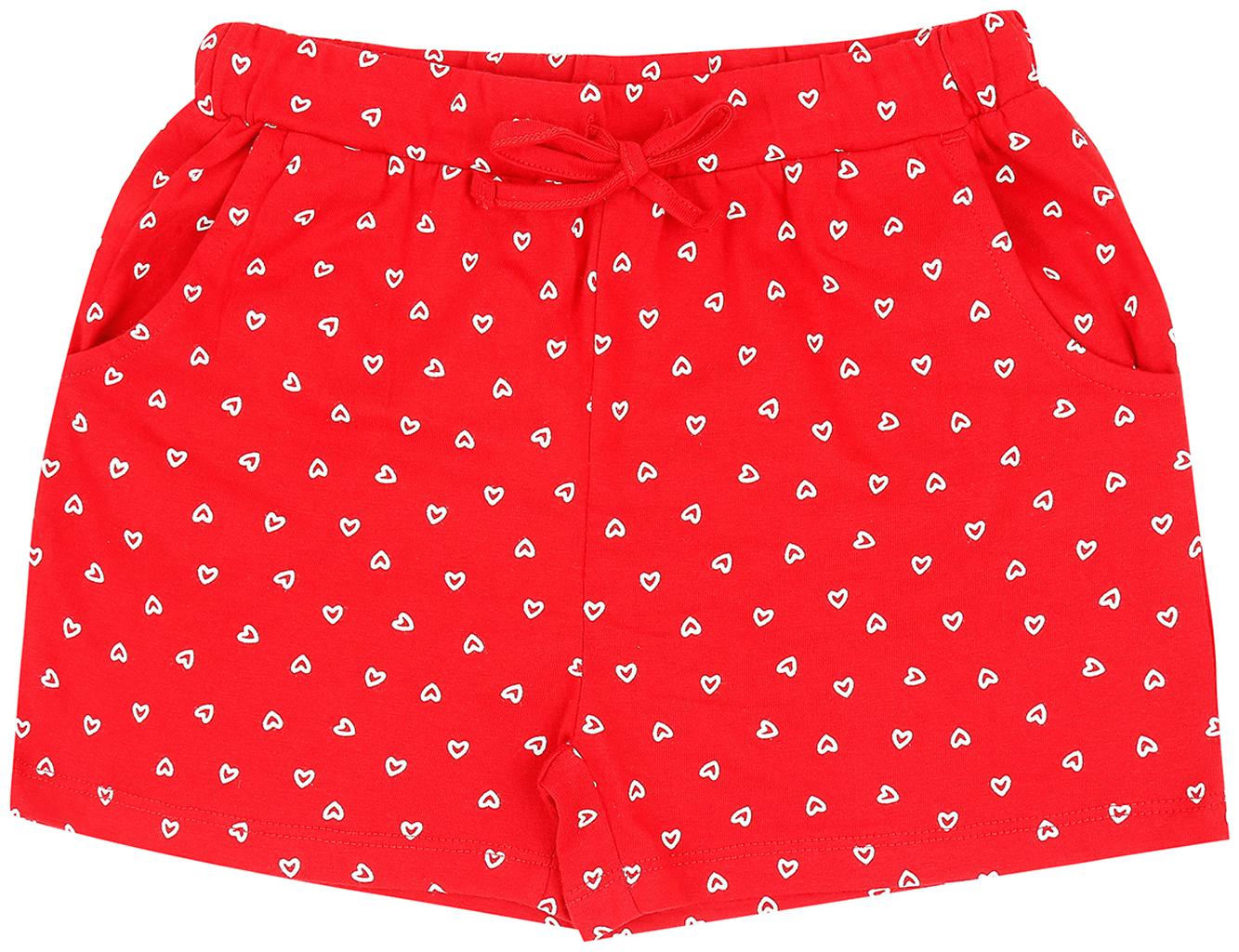 

Pantaloons Junior Girl Cotton Printed Regular shorts - Red