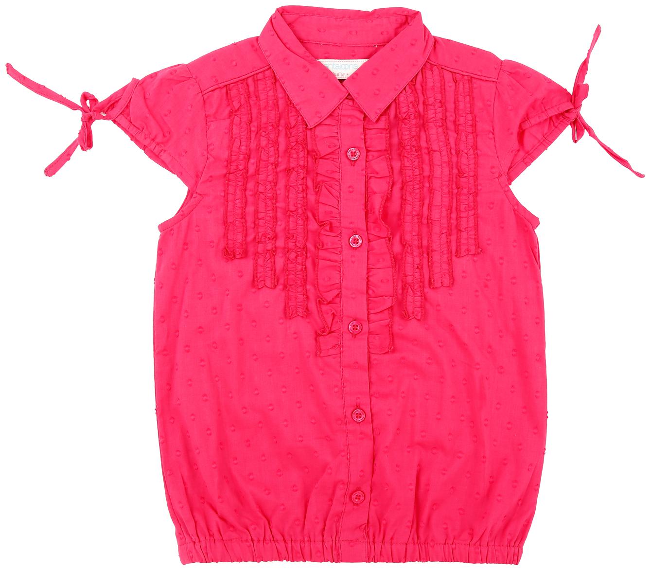

Pantaloons Junior Girl Cotton Solid Top - Purple