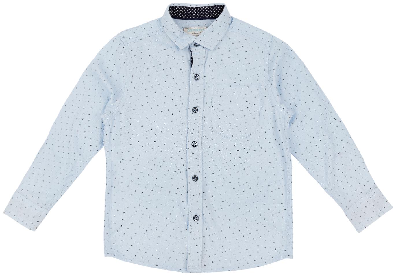 

Pantaloons Junior Boy Cotton Printed Shirt Blue