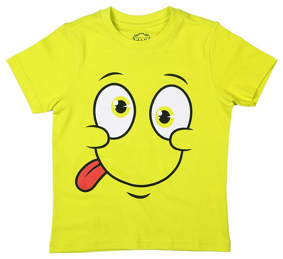 chalk by pantaloons yellow cotton t-shirt (3-4 year)