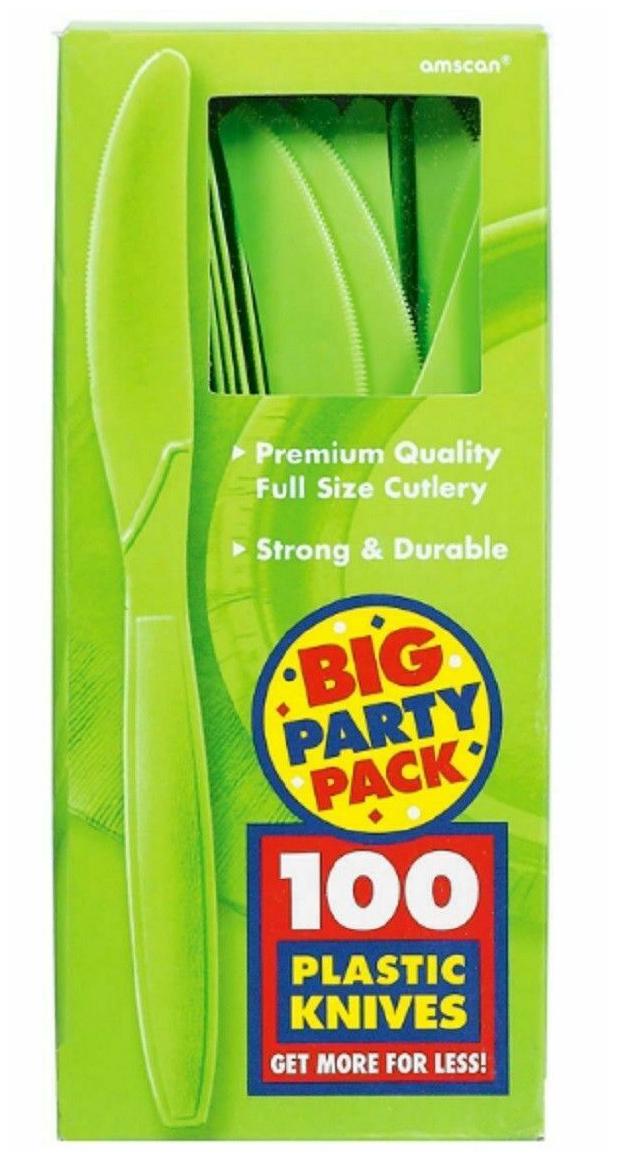 

Party Favors - Big Party Pack - Kiwi - Plastic Knives - 100ct