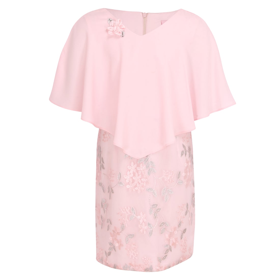 

Cutecumber Pink Georgette Sleeveless Knee Length Princess Frock ( Pack of 1 )