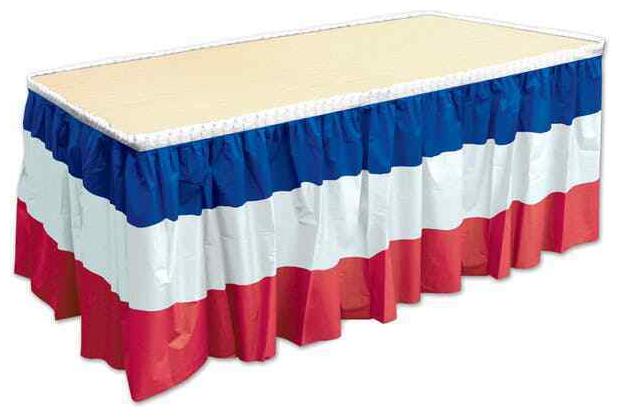 

Patriotic Table Skirting