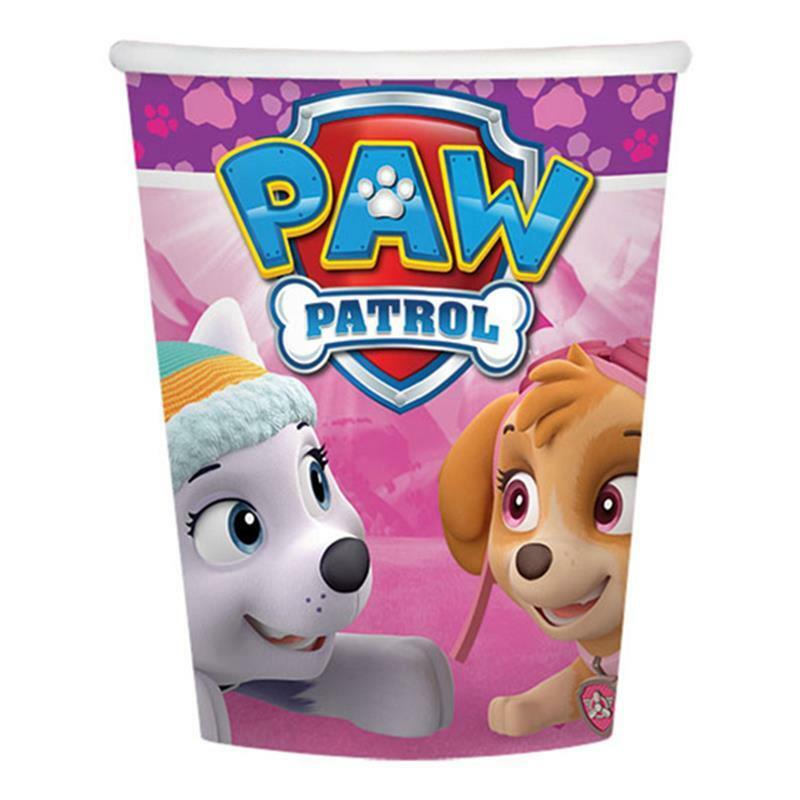 

Paw Patrol Girl Birthday Party Beverage Cups 8 Per Package Party Supplies New