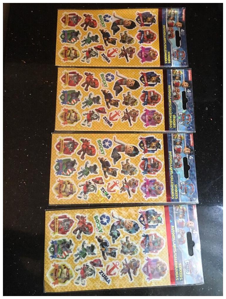 

Paw Patrol Stickers Autocollant Sandy Lion Lot Of 2 Packs
