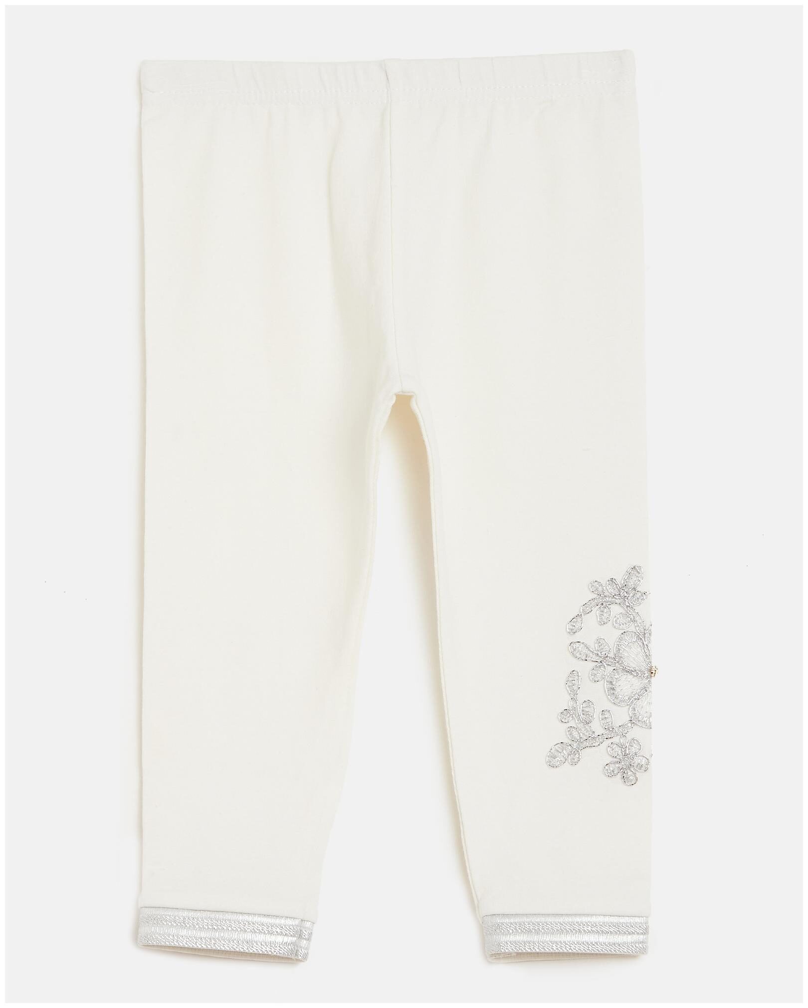 

Peek a boo zoo Baby girl Cotton blend Solid 3 4th - Cream