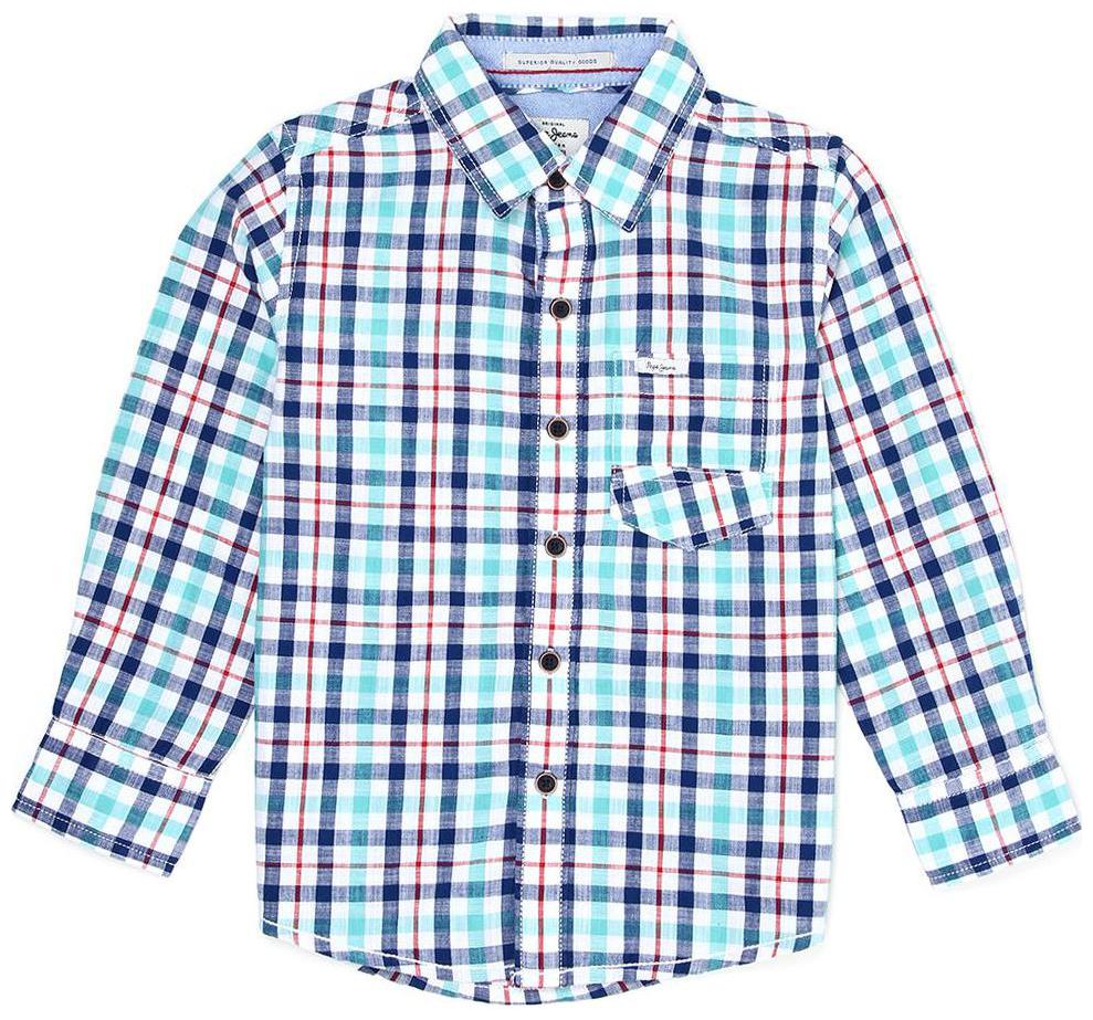 

Pepe Jeans Boy Cotton Checked Shirt Blue