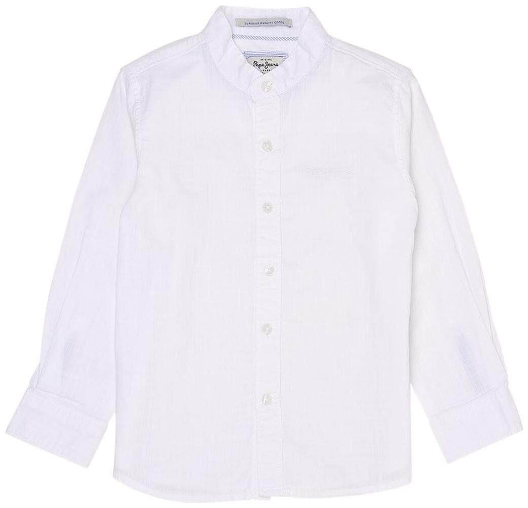 

Pepe Jeans Boy Cotton Solid Shirt White