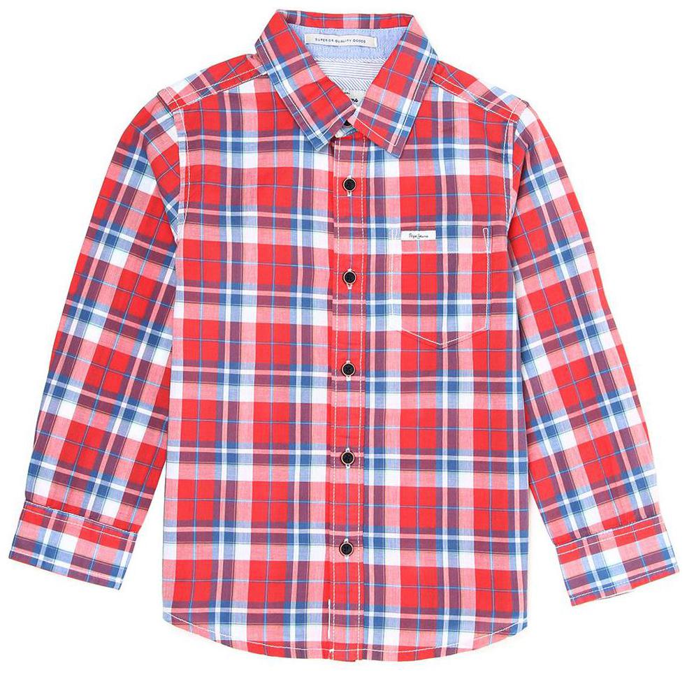 

Pepe Jeans Boy Cotton Checked Shirt Red