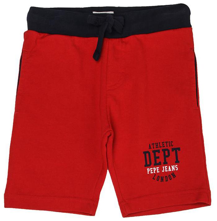 

Pepe Jeans Boys Solid Red Casual Shorts