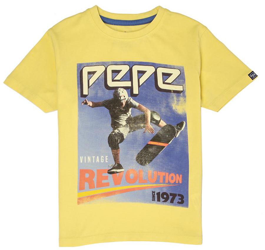 

Pepe Jeans Boy Cotton Printed T-shirt - Yellow