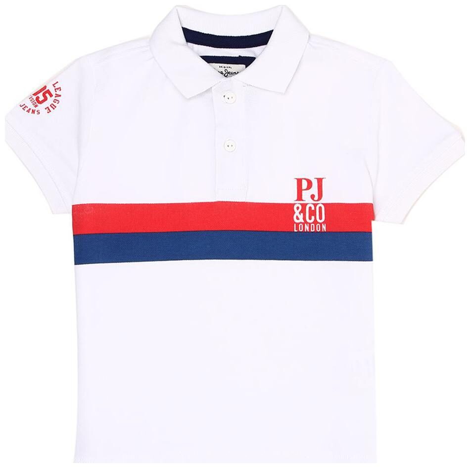 

Pepe Jeans Boy Cotton Solid T-shirt - White