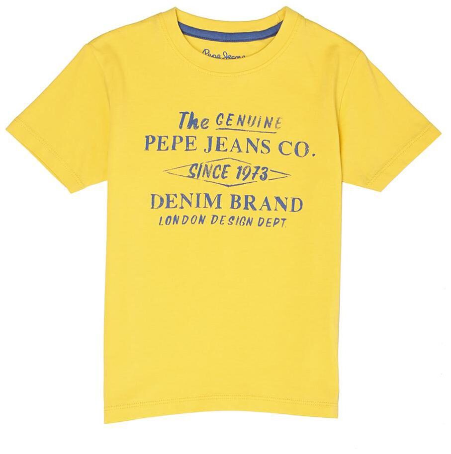 

Pepe Jeans Boy Cotton Printed T-shirt - Yellow