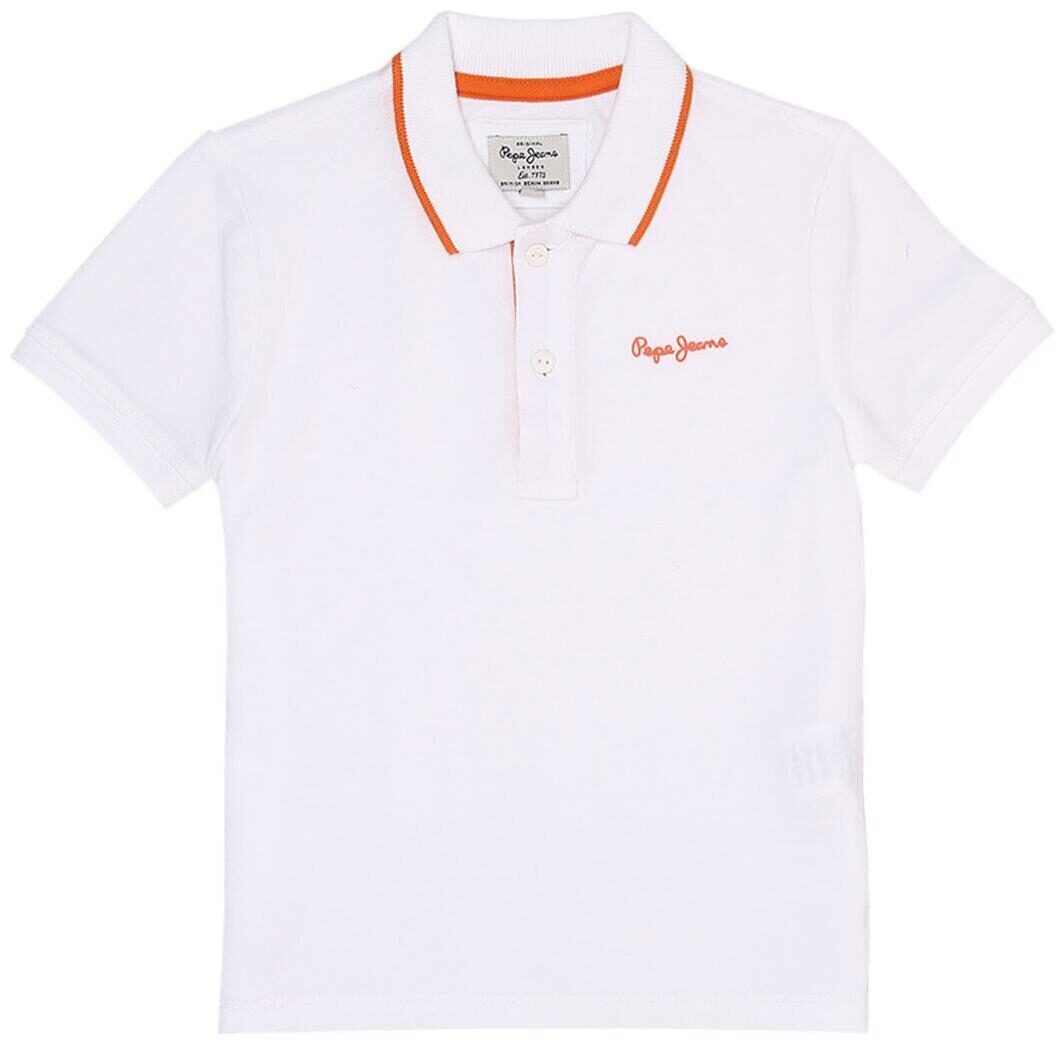 

Pepe Jeans Boy Cotton Solid T-shirt - White