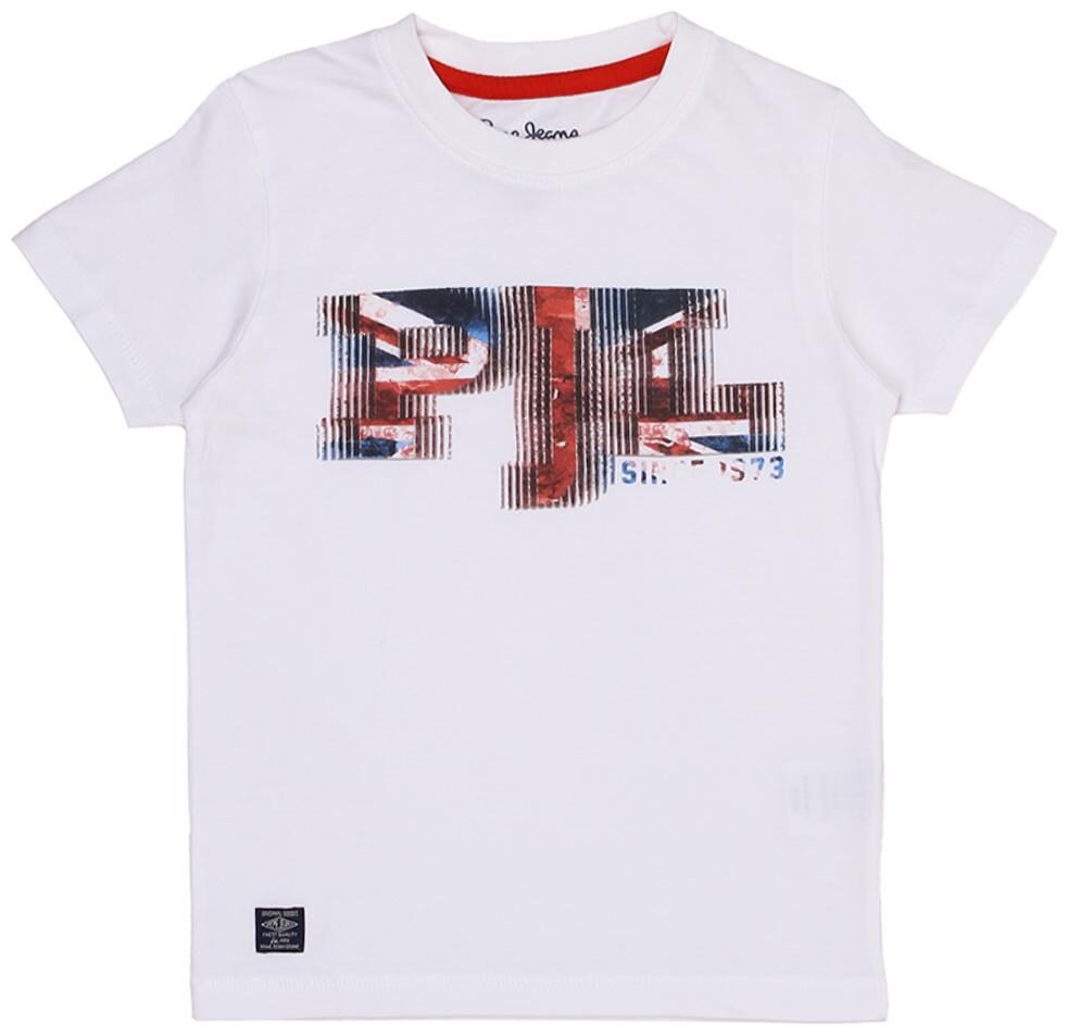 

Pepe Jeans Boy Cotton Printed T-shirt - White