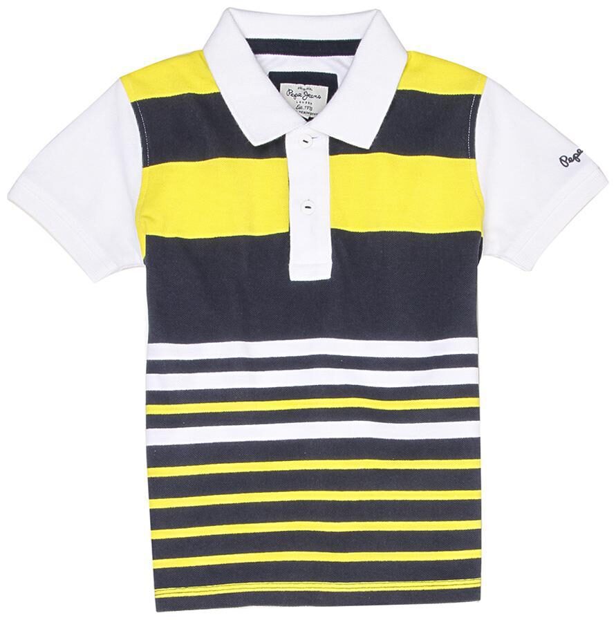 

Pepe Jeans Boy Cotton Striped T-shirt - Yellow
