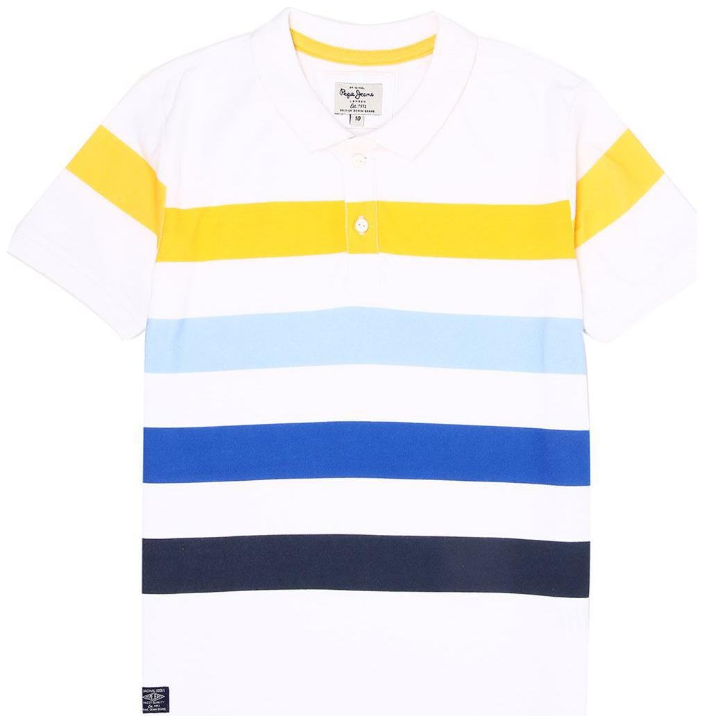 

Pepe Jeans Boy Cotton Striped T-shirt - Yellow