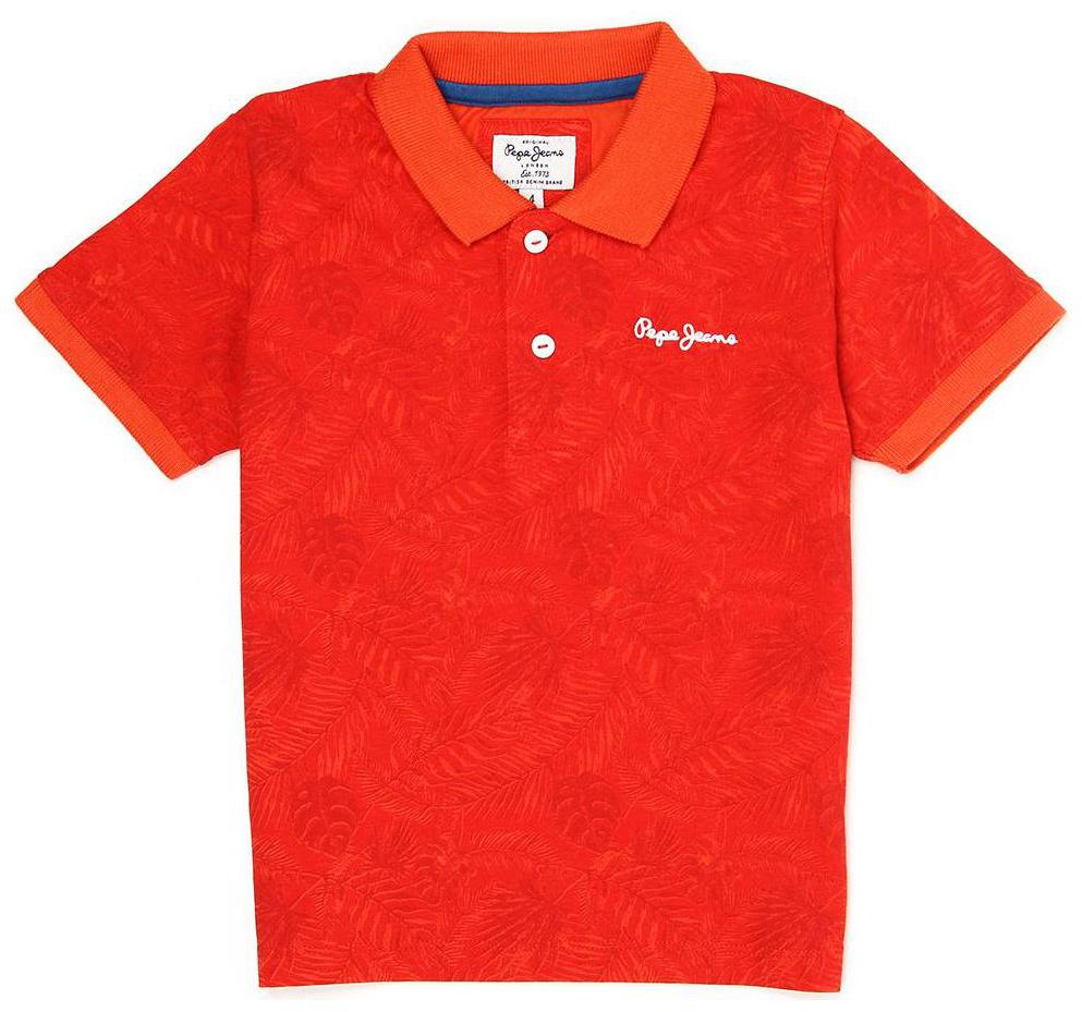 

Pepe Jeans Boy Cotton Printed T-shirt - Orange