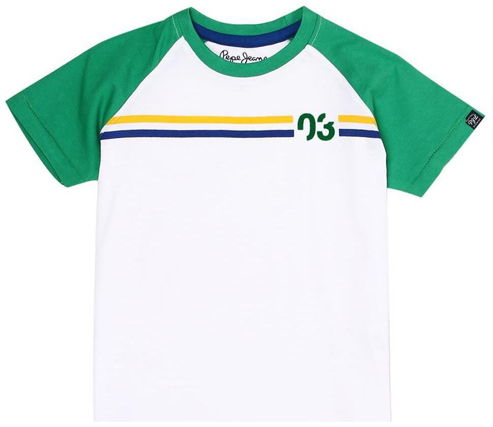 

Pepe Jeans Boy Cotton Solid T-shirt - White