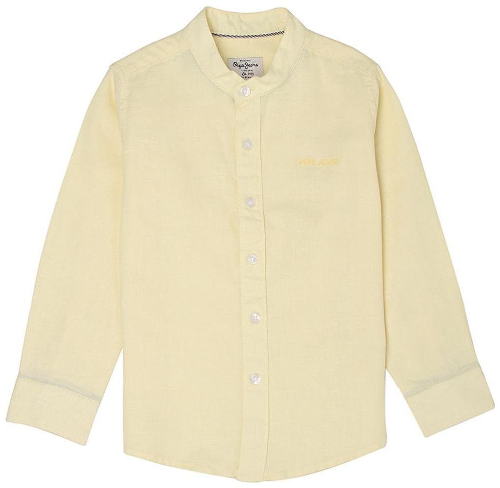 

Pepe Jeans Boy Linen Solid Shirt Yellow