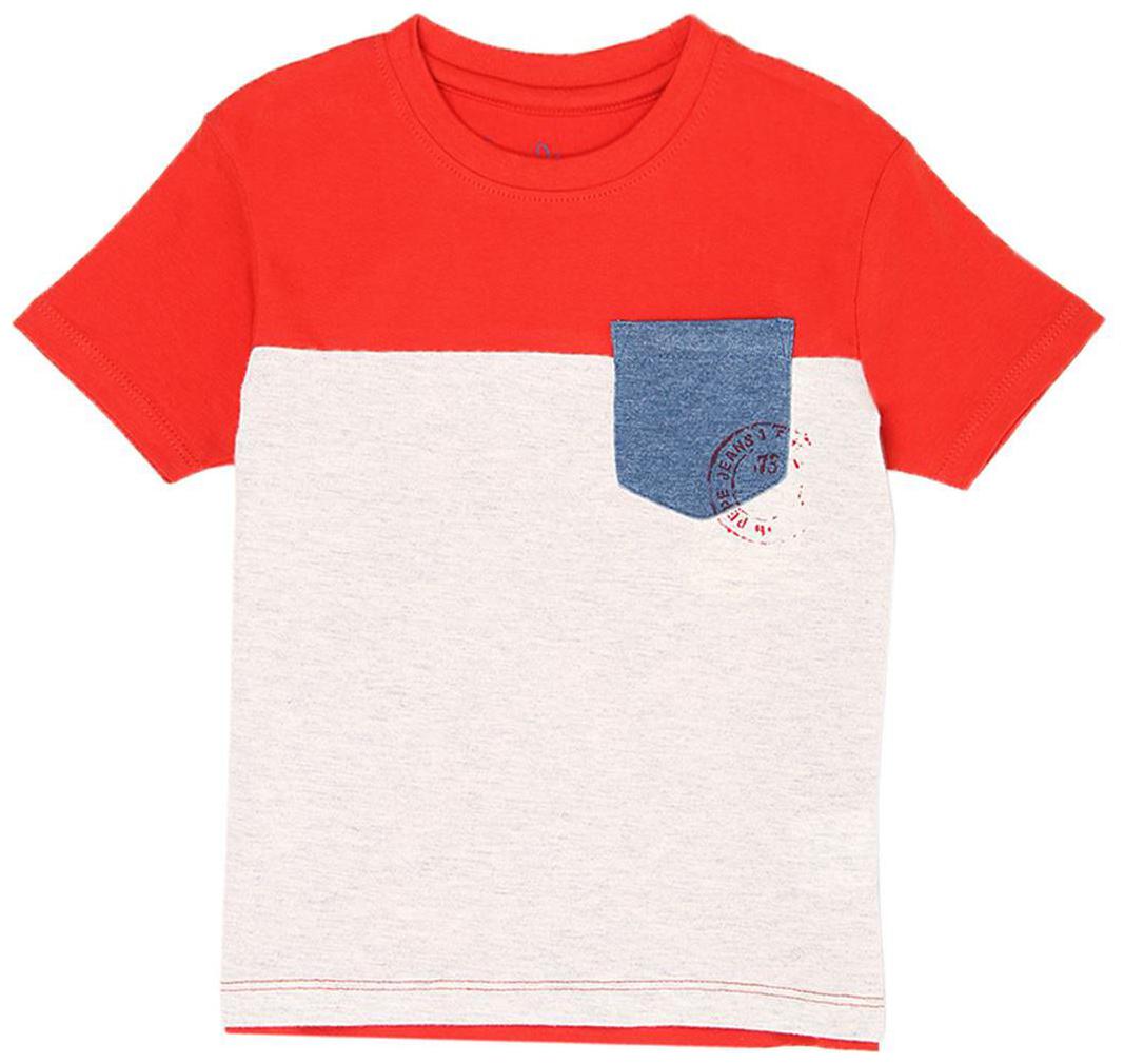 

Pepe Jeans Boy Cotton Colorblocked T-shirt - Red