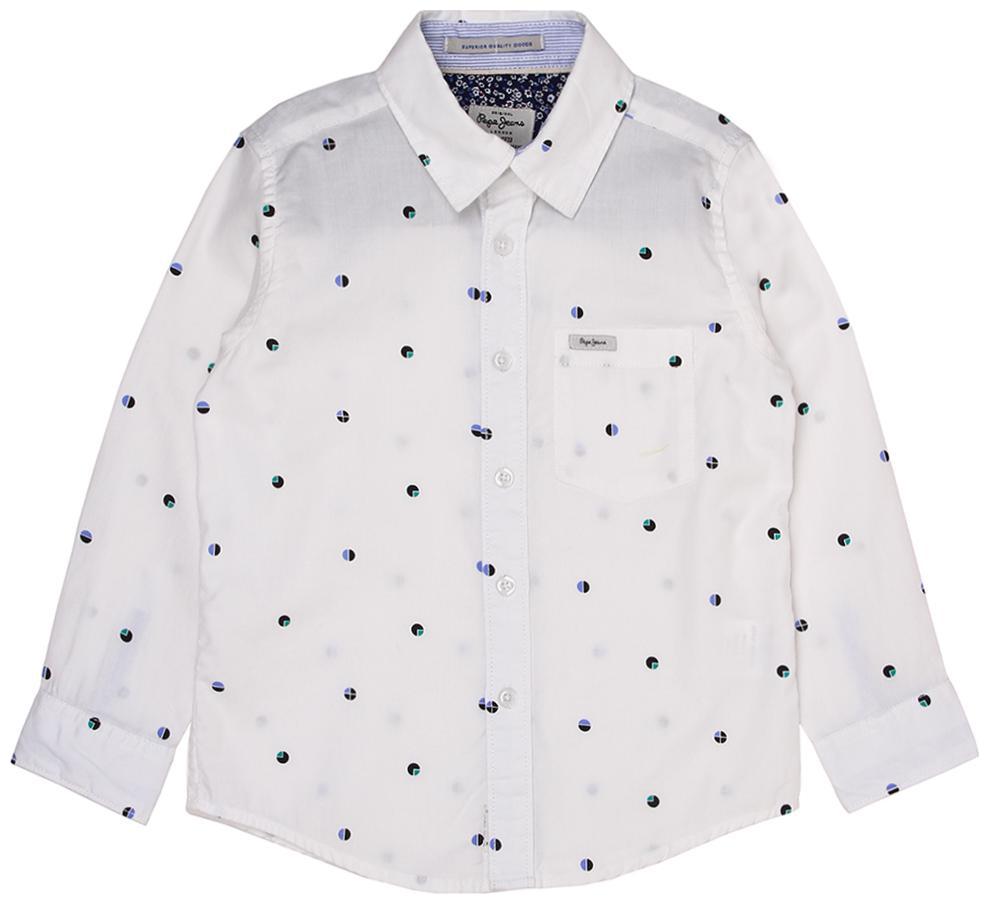 

Pepe Jeans Boy Cotton Printed Shirt White